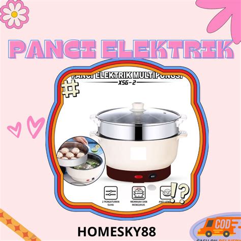 Jual Panci Elektrik Multifungsi Elektrik Cooker Free Kukusan Panci