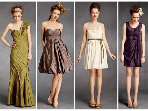 Bhldn Olive Green Cream And Purple Bridesmaid Dresses