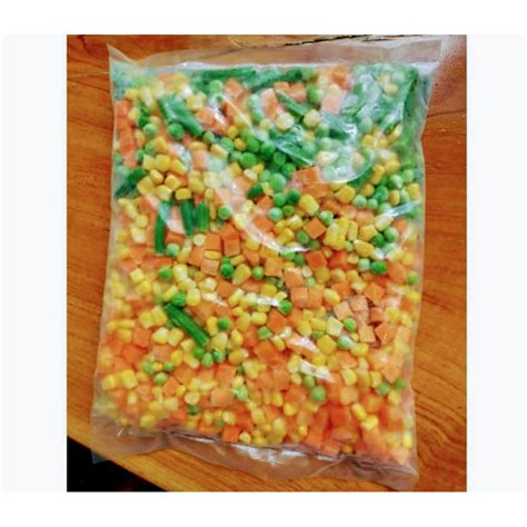 Jual Mix Vegetable 1kg Sayuran Beku Mix Sayuran Frozen 1Kg Shopee