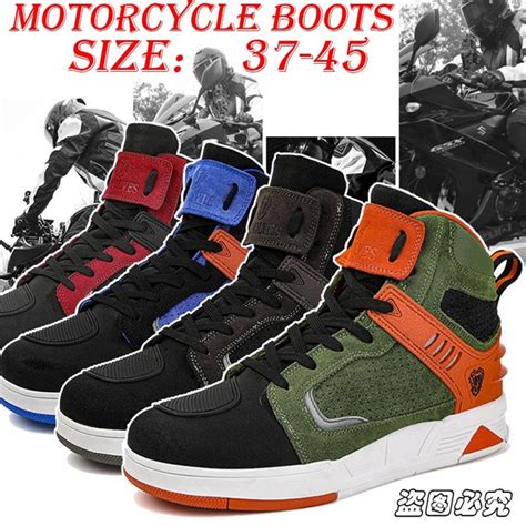 New Professional Waterproof Motorcycle Boots Men/Women Racing Motorbike ...