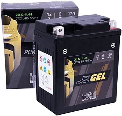 Intact Gel Motorradbatterie Batterie Mit Startleistung Bike