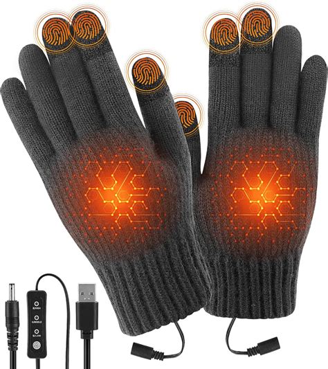 Gants Chauffants Usb Pour Homme Et Femme Gants Chauffants Lectriques