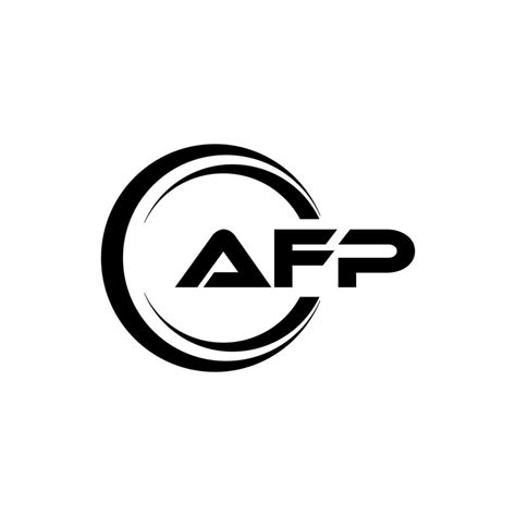 AFP letter logo design in illustration. Vector logo, calligraphy ...