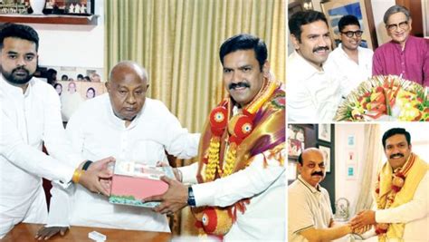 Ahead Of Taking Charge As State BJP Chief On Nov 15 B Y Vijayendra