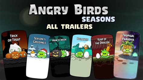 Angry Birds Seasons All Trailers Announcements And Promos Youtube