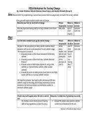 PDSAWorksheet Aim And Plan And Consensus Final 1 Doc PDSA