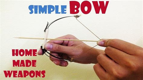 How To Make Mini Bow And Arow With Popsicle Stick And Hairclip