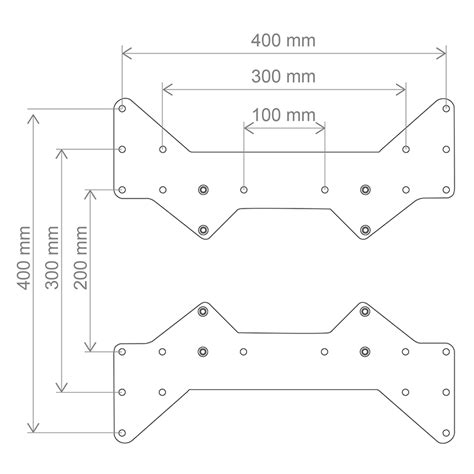 Adapter set VESA 400