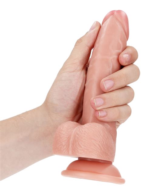 RealRock Dildo 7 Inch Mit Hoden Curved Ultra Skin Im Gay Shop