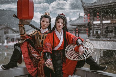 Hanfugallery Women In Chinese Hanfu And Armor By My Hanfu Favorites