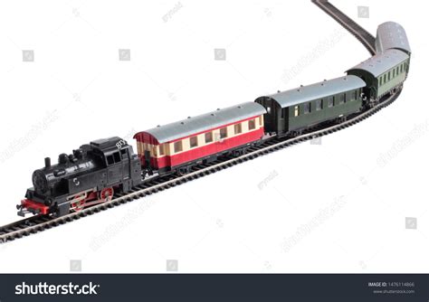 Model Steam Locomotive Passenger Cars On Stock Photo 1476114866 ...