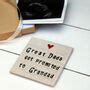 Square Great Mums Get Promoted To Nanny Coaster By Juliet Reeves Designs