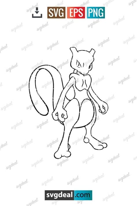 Mewtwo Svg - Free SVG Files