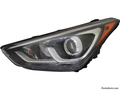 Hyundai Santa Fe Headlight Assembly Body Electrical Action