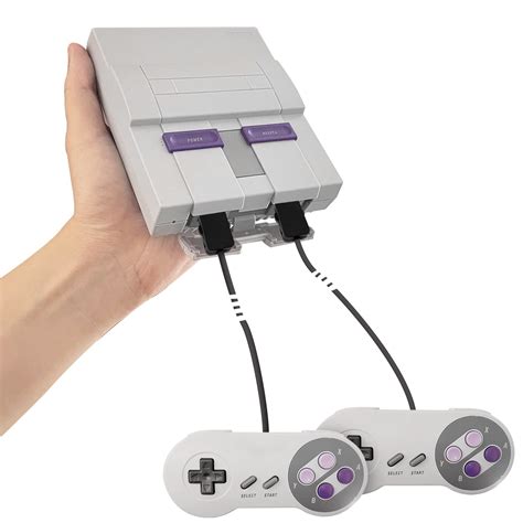 Amazon.com: SNES Mini Classic Console, Including 2 SNES Controllers ...