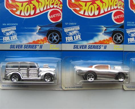 Hot Wheels Silver Series II Complete Series Car Set Contemporary Manufacture