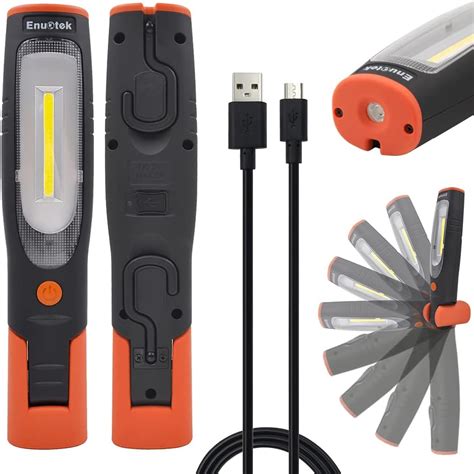 Enuotek Rechargeable Cob Led Work Light Cordless Magnetic Led Mechanics