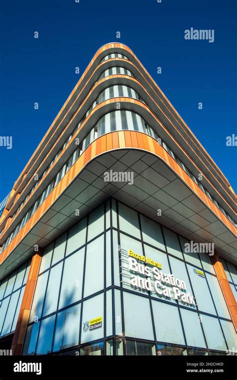 The New Broad Marsh Car Park And Bus Station In Nottingham City