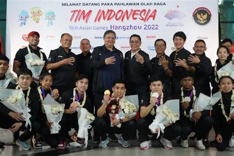 Airlangga Hartarto Bangga Raihan Medali Atlet Wushu Di Asian Games 2022