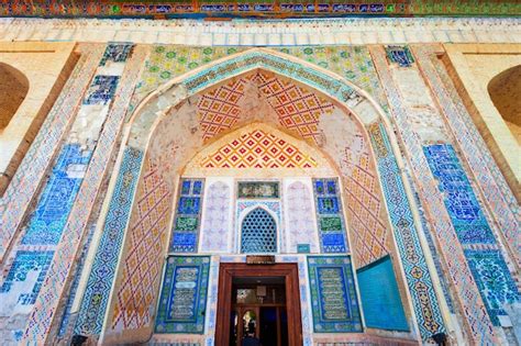 Mezquita Bolo Khauz En Bukhara Uzbekist N Foto Premium