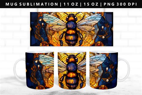 Bee Mug Sublimation Png Graphic By Stasylionet · Creative Fabrica