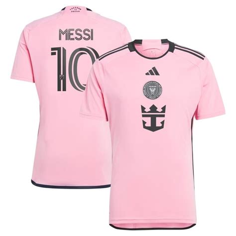 Maglia Inter Miami Messi Calcio A Piedi Professionista