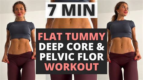 Do This 7 Min Deep Core And Pelvic Floor Workout 3x A Week For Flat Tummy