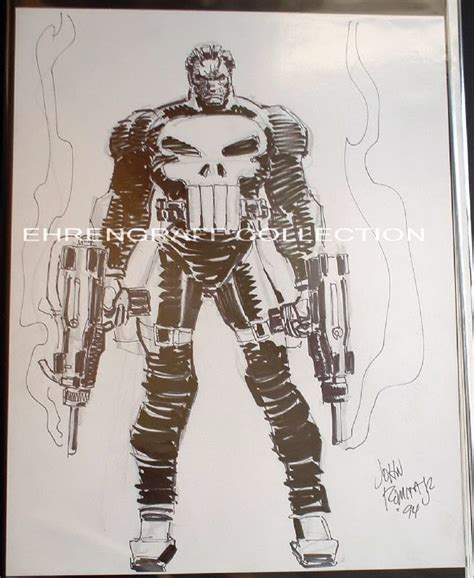 John Romita Jr Punisher Comic Art John Romita Jr Comic Art Jr Art