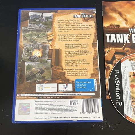 Wwii Tank Battles Ps2 Pal With Manual Retro Unit