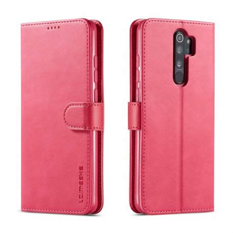 Чехол LC IMEEKE Wallet Case для Xiaomi Redmi Note 8 Pro Red фото