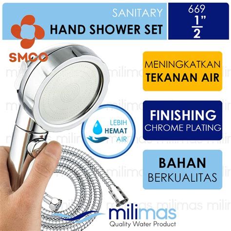 Jual Smco Hand Shower Ecogreen Set Shower Set Hemat Air