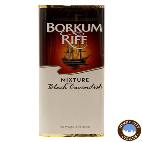 Borkum Riff Pouch Black Cavendish Pipe Tobacco Near Mewindy City Cigars