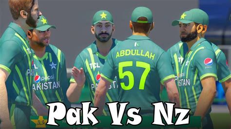 Pakistan Vs New Zealand 1st T20 Match Cricket 22 Gameplay Youtube