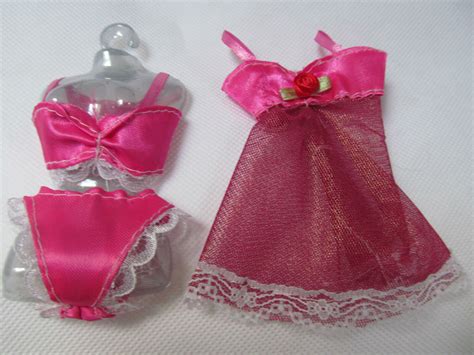 DOLL S SIZE CLOTHING SEXY LACE LINGERIE UNDERWEAR BRA KNICKERS BABY DOLL SET EBay UK