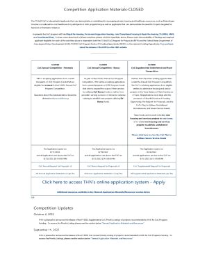 Fillable Online Before Starting The Special CoC Application Housing