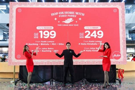 AirAsia Offers Extra CNY Flights With Fixed Fares Between Peninsula