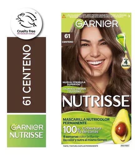 Kit De Coloraci N Permanente Garnier Nutrisse Aceites Tono Cl Sico