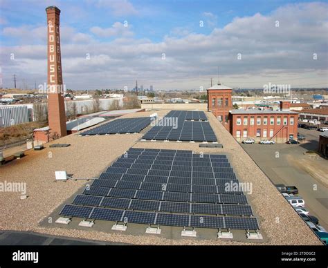 solar panels colorado stock photo alamy