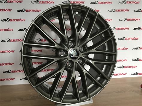 BORBET GREY 18 5X112 ALUFELNI SKODA OCTAVIA SUPERB KODIAQ TUV KBA Alu