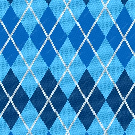 Premium Vector Realistic Argyle Fabric