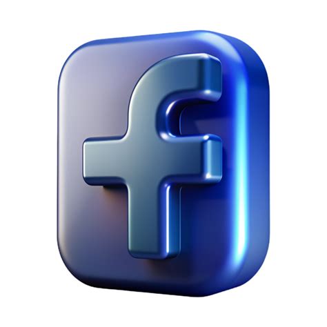 Facebook 3d Facebook Logo 3d Facebook Icon 3d Facebook Symbol 47248492 Png