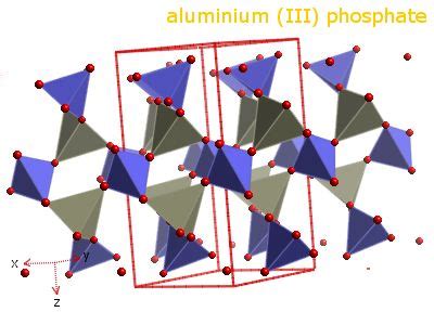 WebElements Periodic Table » Aluminium » aluminium phosphate