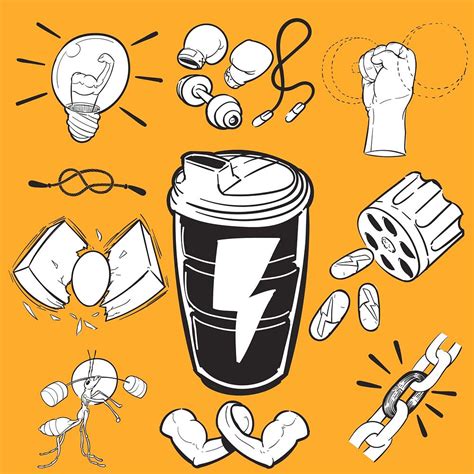 hand drawing illustration set  power  photo rawpixel