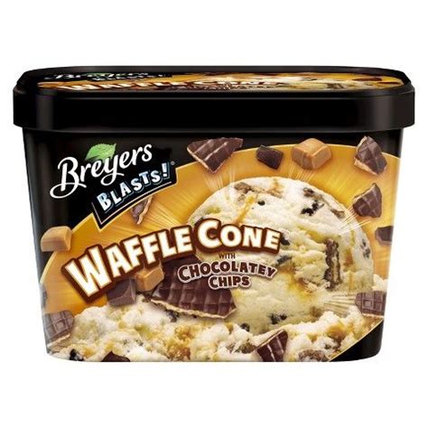 Breyers Blasts Waffle Cone Frozen Dairy Dessert 48 Oz Desserts