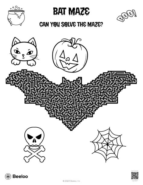 Bat Maze • Beeloo Printable Crafts And Activities For Kids