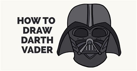 How to Draw Darth Vader in a Few Easy Steps | Easy Drawing Guides