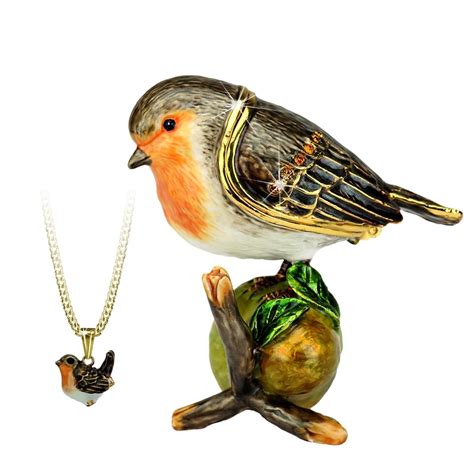 Secrets | 1030 - Robin Trinket Box | As Pictured | SportsDirect.com