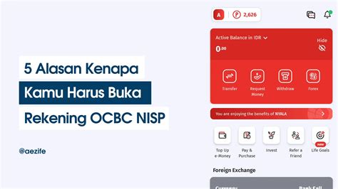 Alasan Kenapa Kamu Harus Buka Rekening Ocbc Nisp Di Tahun