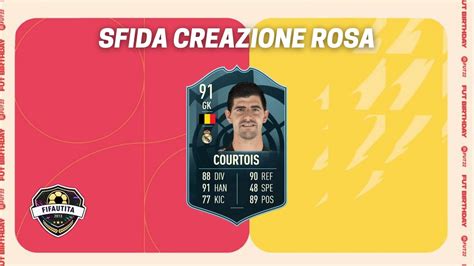 Fifa Sfida Creazione Rosa Courtois Potm Weareutita