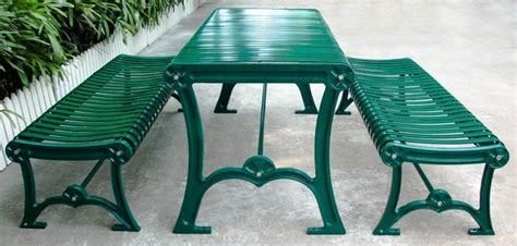 Commercial Steel Picnic Table / SPP-304 | Sunperk Site Furnishings